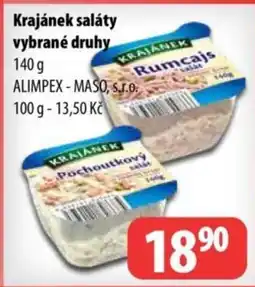 Partner Maloobchodní síť Krajánek saláty nabídka