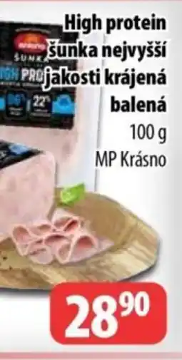 Partner Maloobchodní síť High protein šunka nejvyšší HIGH PROjakosti krájená balená nabídka