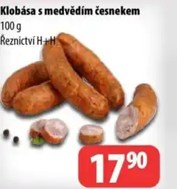 Partner Maloobchodní síť Klobása s medvědím česnekem nabídka