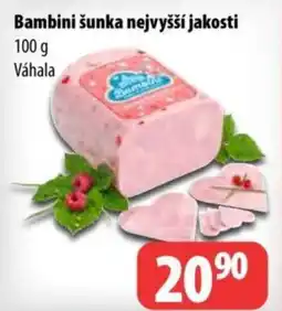 Partner Maloobchodní síť Bambini šunka nejvyšší jakosti nabídka