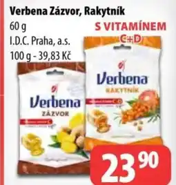 Partner Maloobchodní síť Verbena Zázvor, Rakytník nabídka