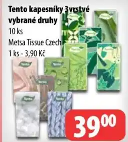 Partner Maloobchodní síť Tento kapesníky 3vrstvé nabídka