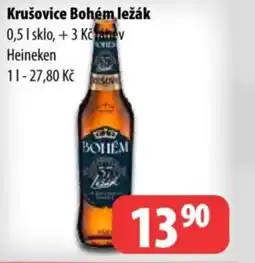 Partner Maloobchodní síť Krušovice Bohém ležák nabídka