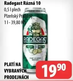 Partner Maloobchodní síť Radegast Rázná 10 nabídka
