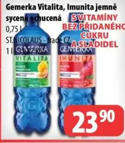 Partner Maloobchodní síť Gemerka Vitalita, Imunita jemně sycená ochucená nabídka
