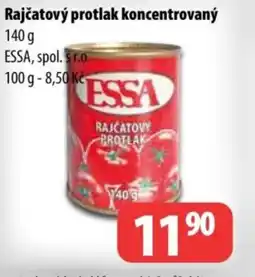 Partner Maloobchodní síť ESSA Rajčatový protlak koncentrovaný nabídka