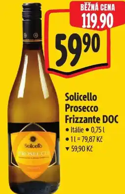 Albert Solicello Prosecco Frizzante DOC nabídka