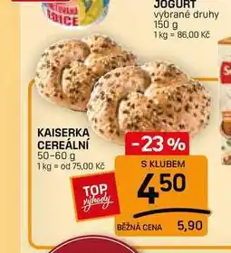 Flop KAISERKA CEREÁLNÍ nabídka
