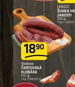 Flop ČERTOVSKÁ KLOBÁSA nabídka