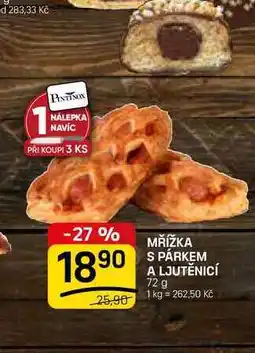 Flop MŘÍŽKA S PÁRKEM A LJUTĚNICÍ nabídka