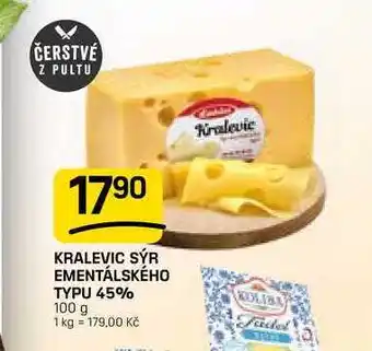 Flop KRALEVIC SÝR EMENTÁLSKÉHO TYPU 45% nabídka