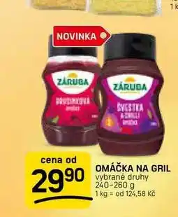 Flop OMÁČKA NA GRIL nabídka