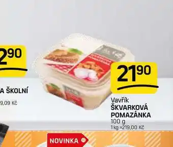 Flop Škvarková pomazánka nabídka