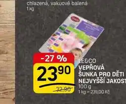 Flop VEPŘOV ŠUNKA PRO DĚTI NEJVYŠŠÍ JAKOST nabídka