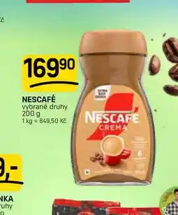 Flop NESCAFÉ vybrané druhy nabídka