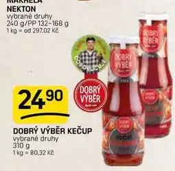 Flop DOBRÝ VÝBĚR KEČUP vybrané druhy nabídka