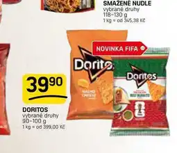 Flop DORITOS vybrané druhy nabídka