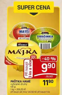 Flop PAŠTIKA HAMÉ vybrané druhy nabídka