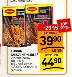 Flop FUSIAN SMAŽENÉ NUDLE* vybrané druhy nabídka