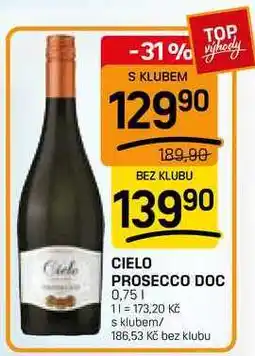 Flop CIELO PROSECCO DOC nabídka