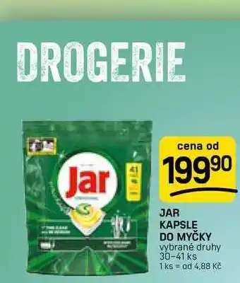 Flop JAR KAPSLE DO MYČKY vybrané druhy 30-41 ks nabídka