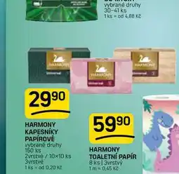Flop Harmony kapesníky papírové 150ks nabídka