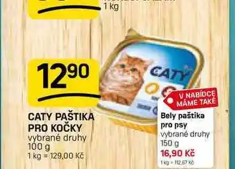 Flop CATY PAŠTIKA PRO KOČKY vybrané druhy nabídka