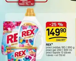 Flop REX* prací prášek 18D | nabídka