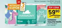 Flop HARMONY TOALETNÍ PAPÍR 8 ks | 3vrstvý nabídka