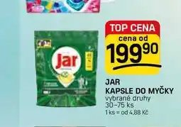 Flop JAR KAPSLE DO MYČKY vybrané druhy 30-75 ks nabídka