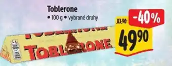 Albert Toblerone nabídka