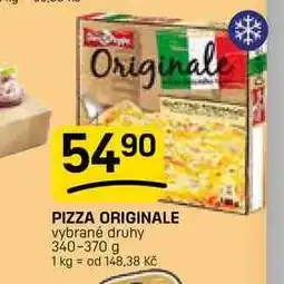 Flop PIZZA ORIGINALE vybrané druhy nabídka