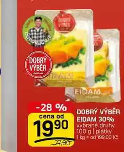 Flop EIDAM 30% vybrané druhy 100 g | plátky nabídka