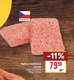 Billa Kuřecí mělněný steak cena za nabídka
