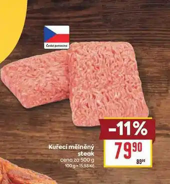 Billa Kuřecí mělněný steak cena za nabídka