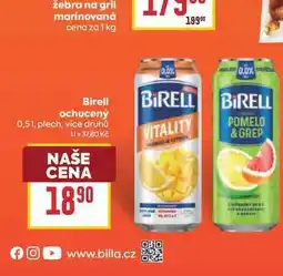 Billa Birell ochucený 0,51, plech nabídka