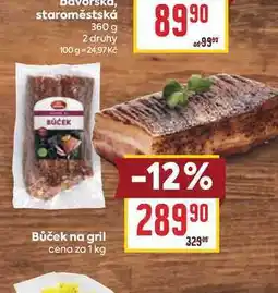 Billa Bůček na gril cena za nabídka