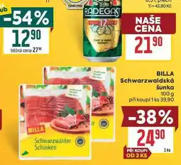 Billa BILLA Schwarzwaldská šunka nabídka