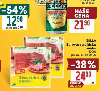Billa BILLA Schwarzwaldská šunka nabídka