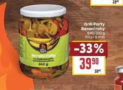 Billa Grill Party Beraní rohy 640/320 g nabídka