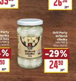 Billa Grill Party Stříbrné cibulky 340/180 g nabídka