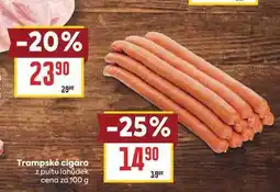 Billa Trampské cigáro z pultu lahůdek cena za nabídka