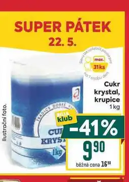 Billa Cukr krystal, krupice nabídka