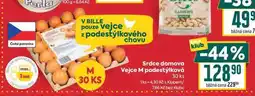 Billa Srdce domova Vejce M podestýlková 30 ks nabídka