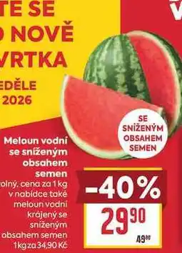 Billa Meloun vodní se sníženým obsahem semen cena za nabídka