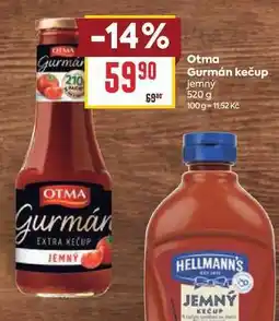 Billa Otma Gurmán kečup jemný nabídka
