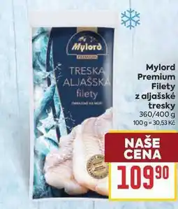 Billa Mylord Premium Filety z aljašské tresky 360/400 g nabídka