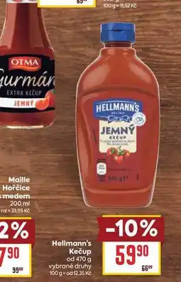 Billa Hellmann's Kečup od nabídka