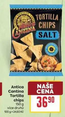 Billa Cantina Tortilla chips nabídka