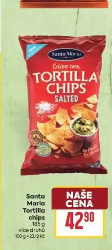Billa Tortilla chips nabídka